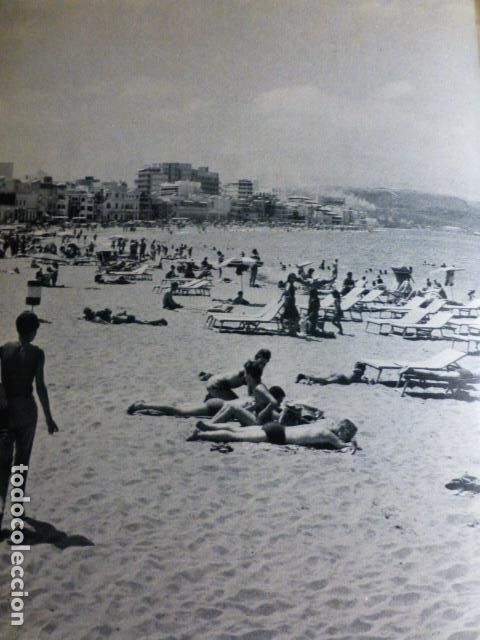Documentos antiguos: LAS PALMAS DE GRAN CANARIA PLAYA DE LAS CANTERAS ANTIGUO HUECOGRABADO