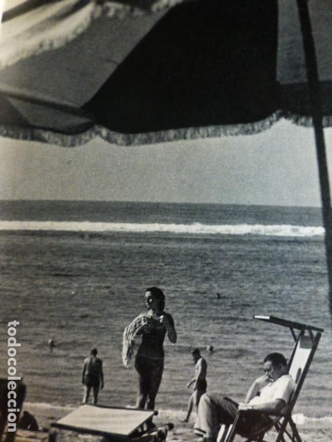 Alte Dokumente: LAS PALMAS DE GRAN CANARIA PLAYA DE LAS CANTERAS ANTIGUO HUECOGRABADO