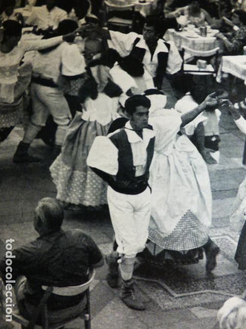 Documentos antiguos: GRAN CANARIA DANZAS POPULARES ANTIGUO HUECOGRABADO