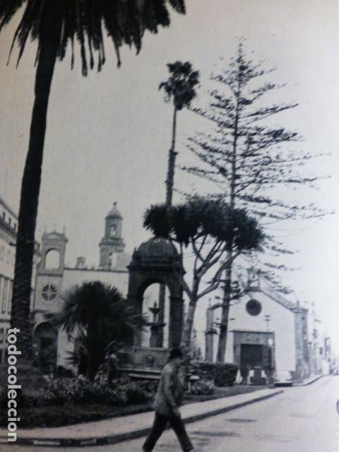 Documenti antichi: LAS PALMAS DE GRAN CANARIA FUENTE DEL ESPIRITU SANTO ANTIGUO HUECOGRABADO