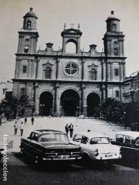 Documents Anciens: LAS PALMAS DE GRAN CANARIA CATEDRAL ANTIGUO HUECOGRABADO