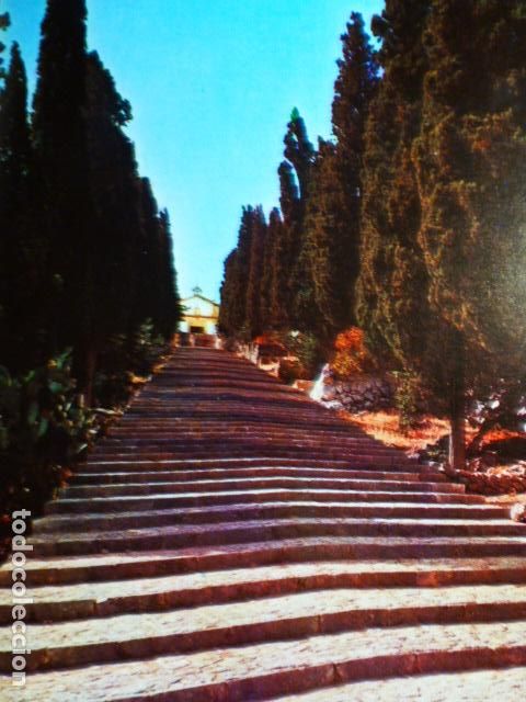 Documentos antiguos: POLLENSA MALLORCA EL CALVARIO ANTIGUO HUECOGRABADO