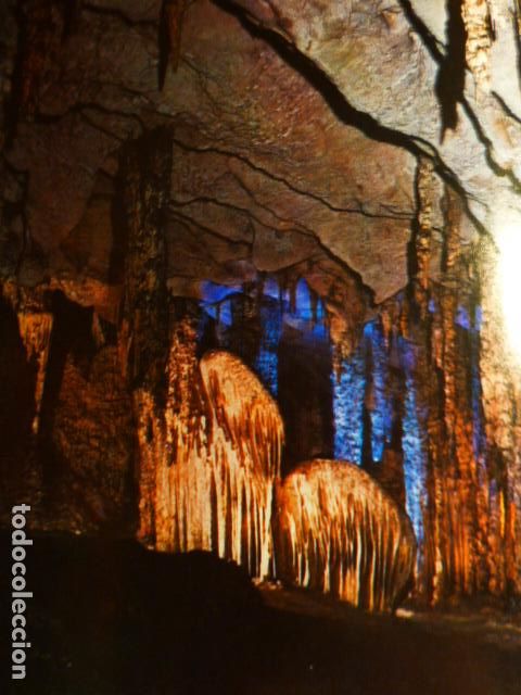 Documentos antiguos: CUEVAS DEL DRACH MALLORCA ANTIGUO HUECOGRABADO - Foto 1
