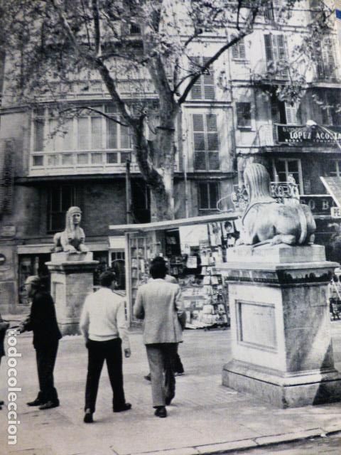 Documentos antiguos: PALMA DE MALLORCA PASEO DEL BORNE ANTIGUO HUECOGRABADO