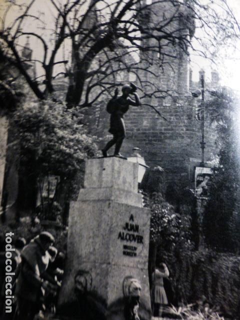 Old Documents: PALMA DE MALLORCA MONUMENTO A JUAN ALCOVER ANTIGUO HUECOGRABADO