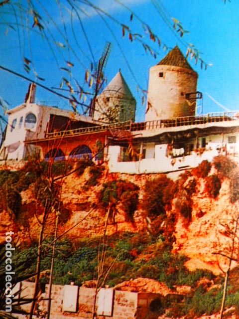 Old Documents: PALMA DE MALLORCA MOLINOS DE VIENTO ANTIGUO HUECOGRABADO