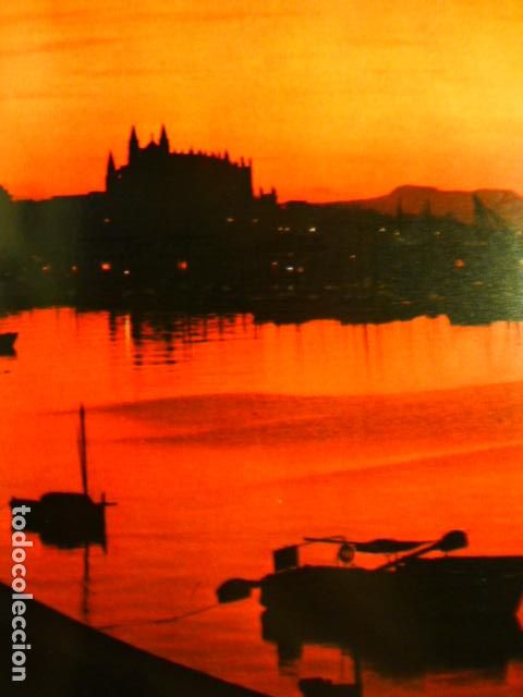 Alte Dokumente: PALMA DE MALLORCA VISTA ANTIGUO HUECOGRABADO