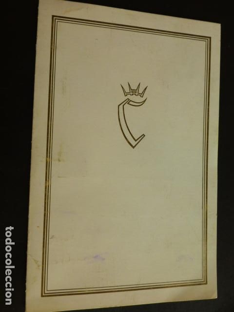 Alte Dokumente: MENU HOTEL CASTELLANA HILTON 1973
