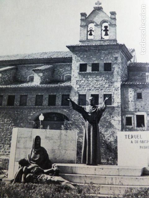 Documentos antiguos: TERUEL MONUMENTO AL OBISPO POLANCO ANTIGUO HUECOGRABADO
