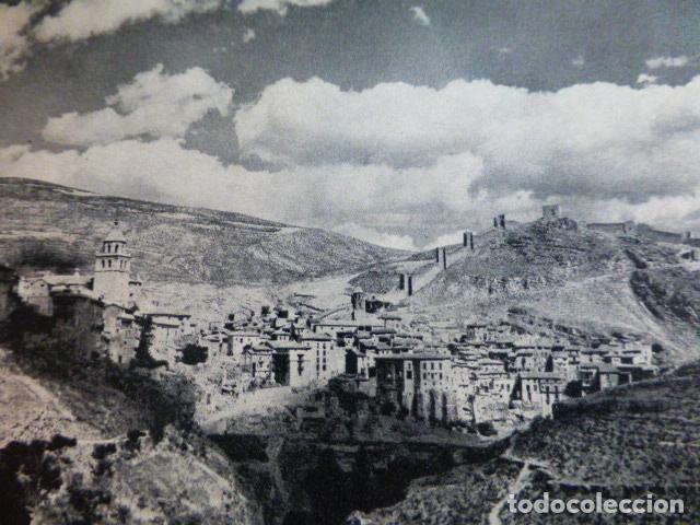 Documentos antiguos: ALBARRACIN TERUEL VISTA GENERAL ANTIGUO HUECOGRABADO