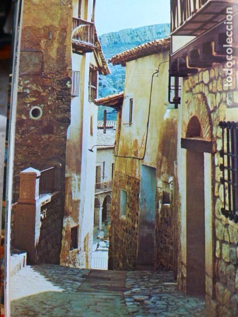 Alte Dokumente: ALBARRACIN TERUEL DETALLE URBANO ANTIGUO HUECOGRABADO