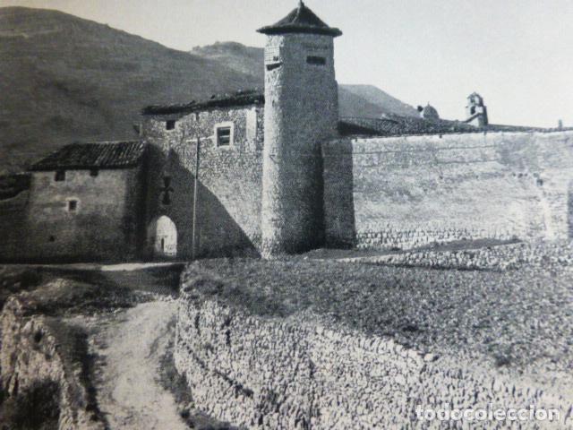 Alte Dokumente: MIRAMBEL TERUEL MURALLAS ANTIGUO HUECOGRABADO