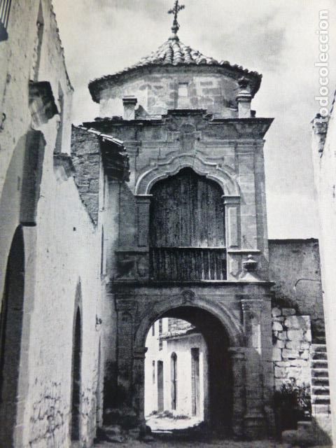 Documents Anciens: CRETAS TERUEL DETALLE URBANO ANTIGUO HUECOGRABADO