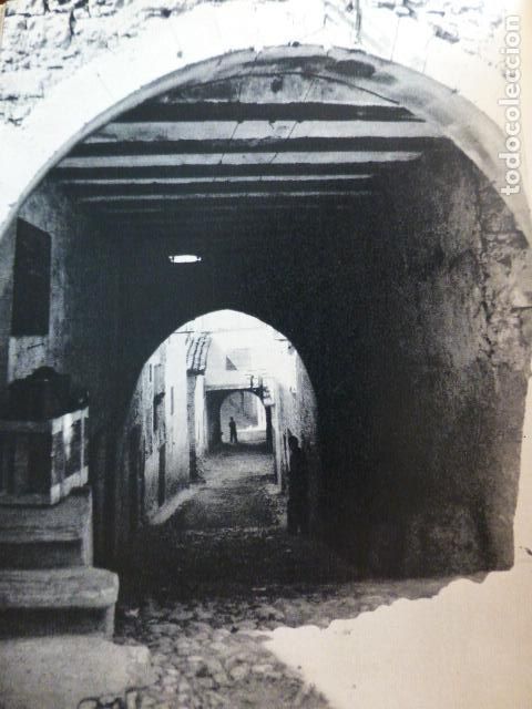 Documentos antiguos: LA GINEBROSA TERUEL DETALLE URBANO ANTIGUO HUECOGRABADO