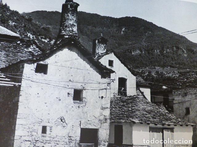 Documentos antiguos: BROTO HUESCA ANTIGUA LAMINA HUECOGRABADO