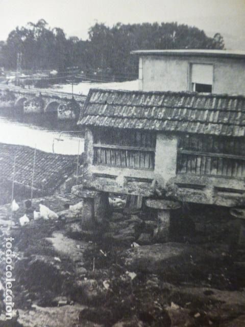 Alte Dokumente: PUENTE SAMPAYO PONTEVEDRA ANTIGUO HUECOGRABADO