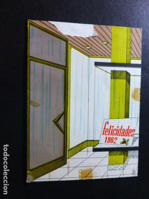 Old Documents: I.M.A. MADRID PUBLICIDAD FELICITACI&Oacute;N NAVIDE&Ntilde;A 1962 DESPLEGABLE