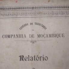 Documentos antiguos: 1927. REPORTE DE LA CIRCUNSCRIPCIÓN DE CHERINGOMA, MOZAMBIQUE. COLONIAS PORTUGUESAS.. Lote 301617353