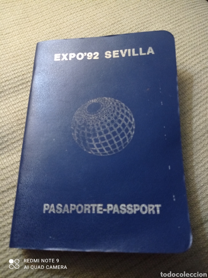 Documentos antiguos: PASAPORTE EXPO 92 SEVILLA - Foto 1
