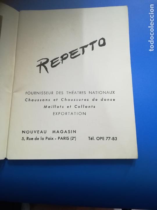 Documentos antiguos: THEATRE NATIONAL DE LOPERA. 1955. PROGRAMACION, INFORMACION. EN FRANC&Eacute;S - Foto 3