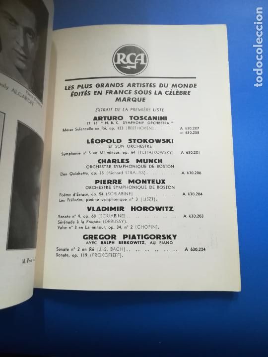 Documentos antiguos: THEATRE NATIONAL DE LOPERA. 1955. PROGRAMACION, INFORMACION. EN FRANC&Eacute;S - Foto 7