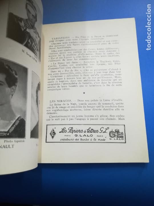Documentos antiguos: THEATRE NATIONAL DE LOPERA. 1955. PROGRAMACION, INFORMACION. EN FRANC&Eacute;S - Foto 12