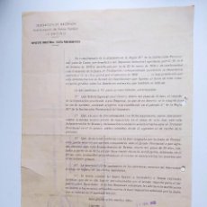 Documentos antiguos: RESOLUCION DE LA DELEGACION DE HACIENDA PROVINCIA DE LOGROÑO. 1959. TDKP19C