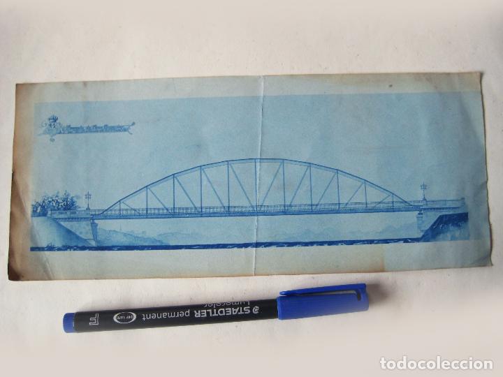 Documentos antiguos: PROYECTO DEL Puente PASO SUPERIOR EN SAN ANTONIO DE LA FLORIDA. Madrid. - Foto 2