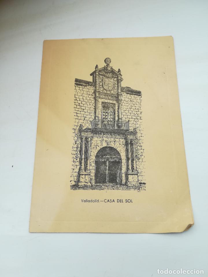 Documentos antigos: TARJETA FELICITACION. JOSE MOSQUERA PEREZ. LA UNION Y EL FENIX ESPA&Ntilde;OL. IMAGEN DE VALLADOLID. VER