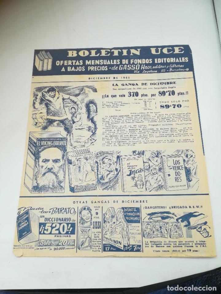 Documents Anciens: BOLETIN UCE. OFERTAS MENSUALES FONDOS EDITORIALES. DICIEMBRE 1960. VER