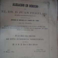 Documentos antiguos: ANTIGUO DOCUMENTO PLEITO DERECHOS DE HERENCIA TESTAMENTO PARROCO STA MARIA DEL MAR BARCELONA 1865. Lote 309321928