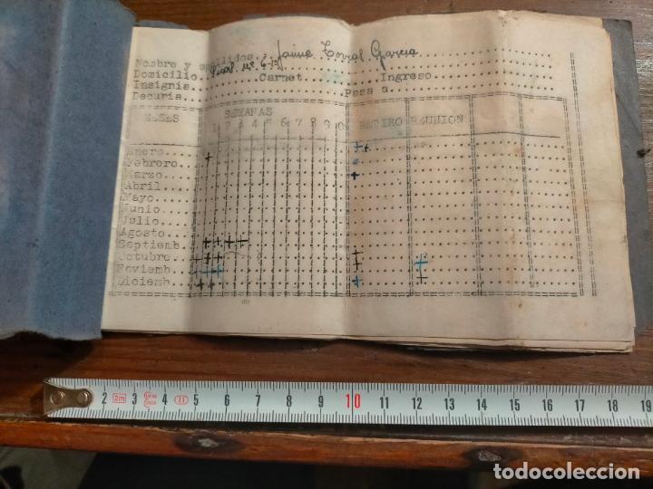 Documentos antiguos: Antigua libreta de cobros decuria san carlos - Foto 2