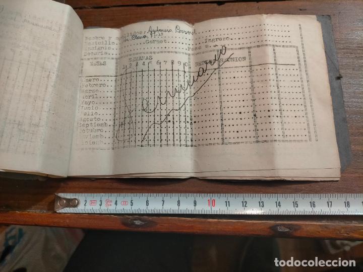 Documentos antiguos: Antigua libreta de cobros decuria san carlos - Foto 7
