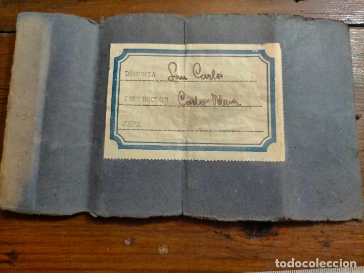 Documentos antiguos: Antigua libreta de cobros decuria san carlos - Foto 1
