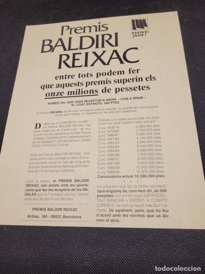 Documentos antiguos: PREMIS BALDIRI REIXAC . Documentos - Foto 1