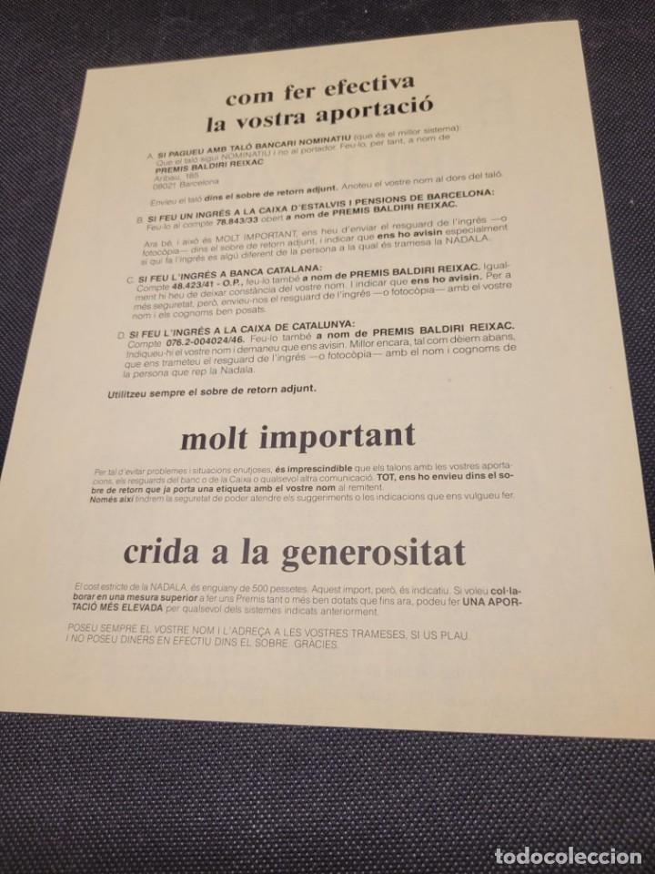 Documentos antiguos: PREMIS BALDIRI REIXAC . Documentos - Foto 2