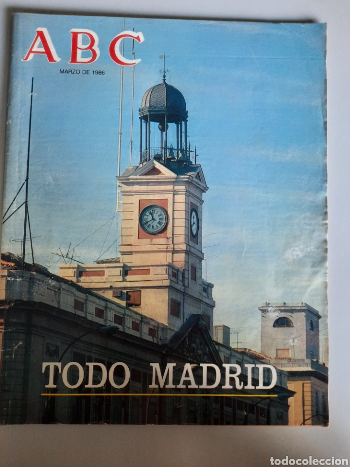 Documentos antiguos: Suplemento ABC Marzo 1986. Todo Madrid - Foto 1