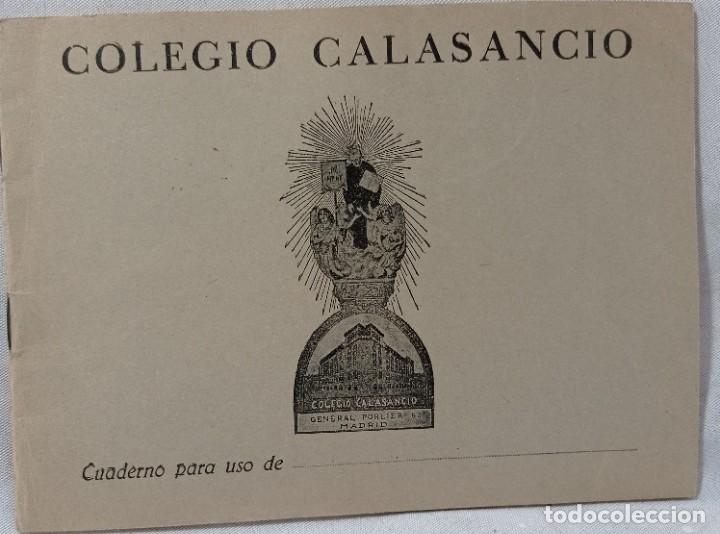 Documentos antiguos: CUADERNO COLEGIO CALASANCIO 1932. - Foto 1