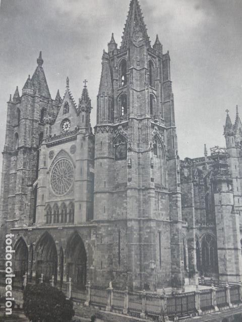 Documentos antiguos: LEON ANTIGUO HUECOGRABADO - Foto 1