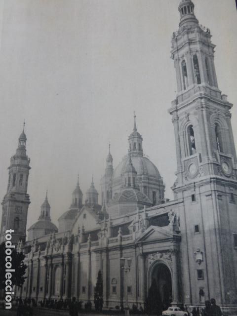 Documentos antiguos: ZARAGOZA ANTIGUO HUECOGRABADO - Foto 1