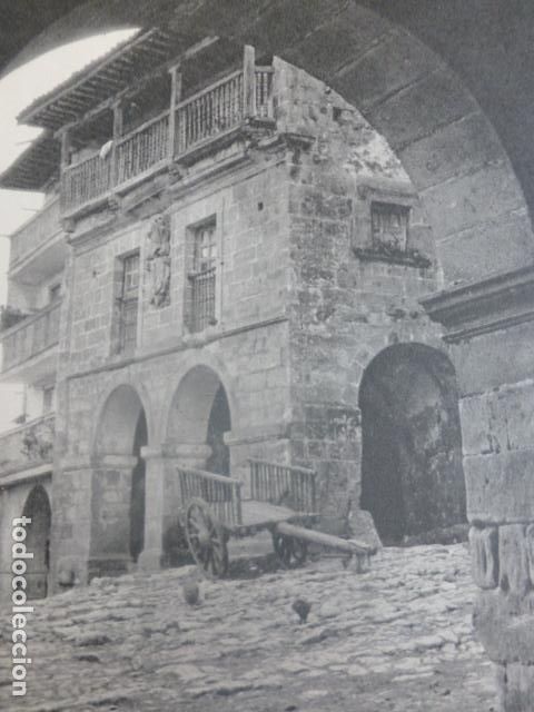 Alte Dokumente: SANTILLANA DEL MAR CANTABRIA ANTIGUO HUECOGRABADO