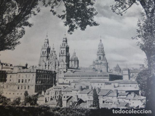 Old Documents: SANTIAGO DE COMPOSTELA ANTIGUO HUECOGRABADO