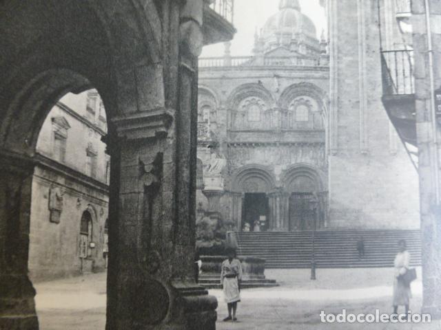 Alte Dokumente: SANTIAGO DE COMPOSTELA ANTIGUO HUECOGRABADO