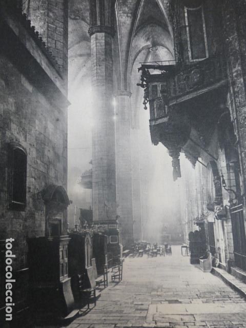 Documentos antiguos: BARCELONA ANTIGUO HUECOGRABADO - Foto 1
