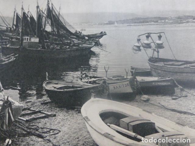 Old Documents: PALAMOS GERONA ANTIGUO HUECOGRABADO