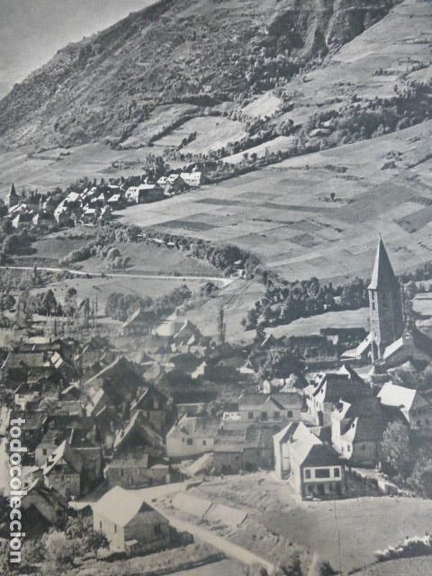 Documentos antiguos: VALLE DE ARAN LERIDA ANTIGUO HUECOGRABADO - Foto 1