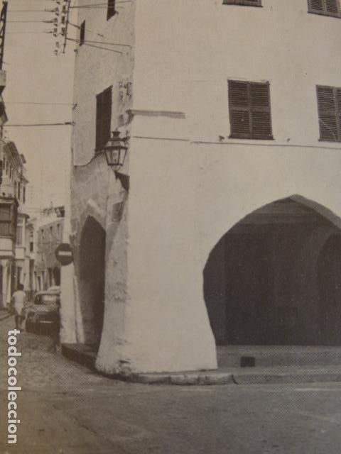 Documentos antiguos: CIUDADELA MENORCA ANTIGUO HUECOGRABADO