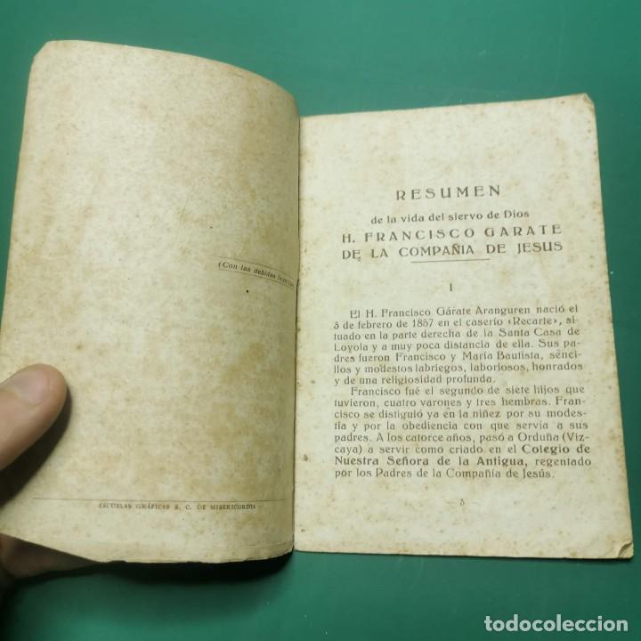 Documentos antiguos: ANTIGUO LIBRO - EL H. FRANCISCO G&Aacute;RATE DE LA COMPA&Ntilde;IA DE JESUS / 64 - Foto 2