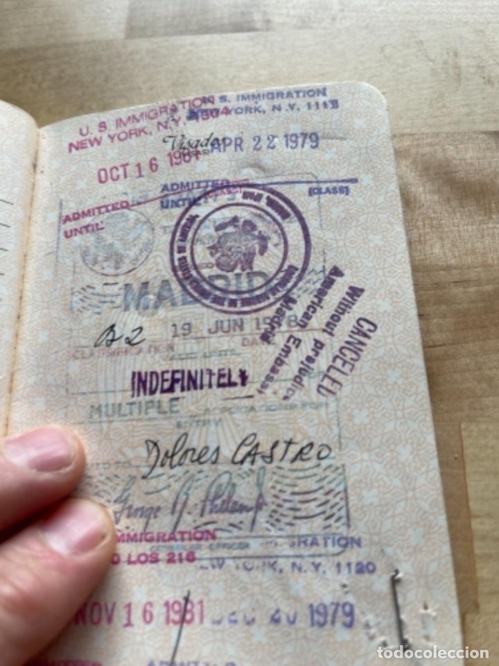 Documentos antiguos: PASAPORTE A&Ntilde;OS 70 FINALES DICTADIRA TRANSICI&Oacute;N SELLOS - Foto 8