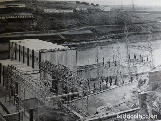 Documentos antigos: EMBALSE DE SANTA TERESA SALAMANCA SUBESTACI&Oacute;N EL&Eacute;CTRICA ANTIGUO HUECOGRABADO A&Ntilde;OS 60